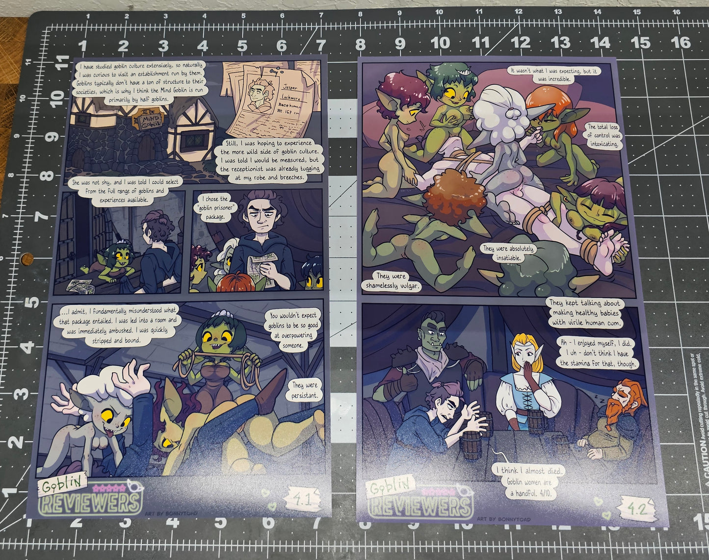 Goblin Reviewers Prints, by Bonnytoad!